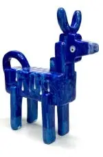 Ultramarine Ceramic Goat